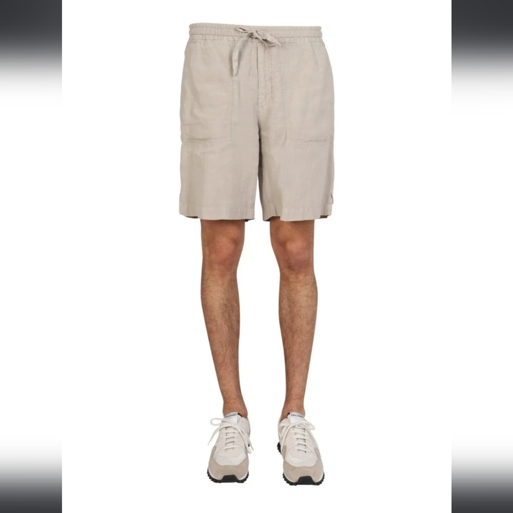 Z Zegna Gray Drawstring Bermuda Shorts